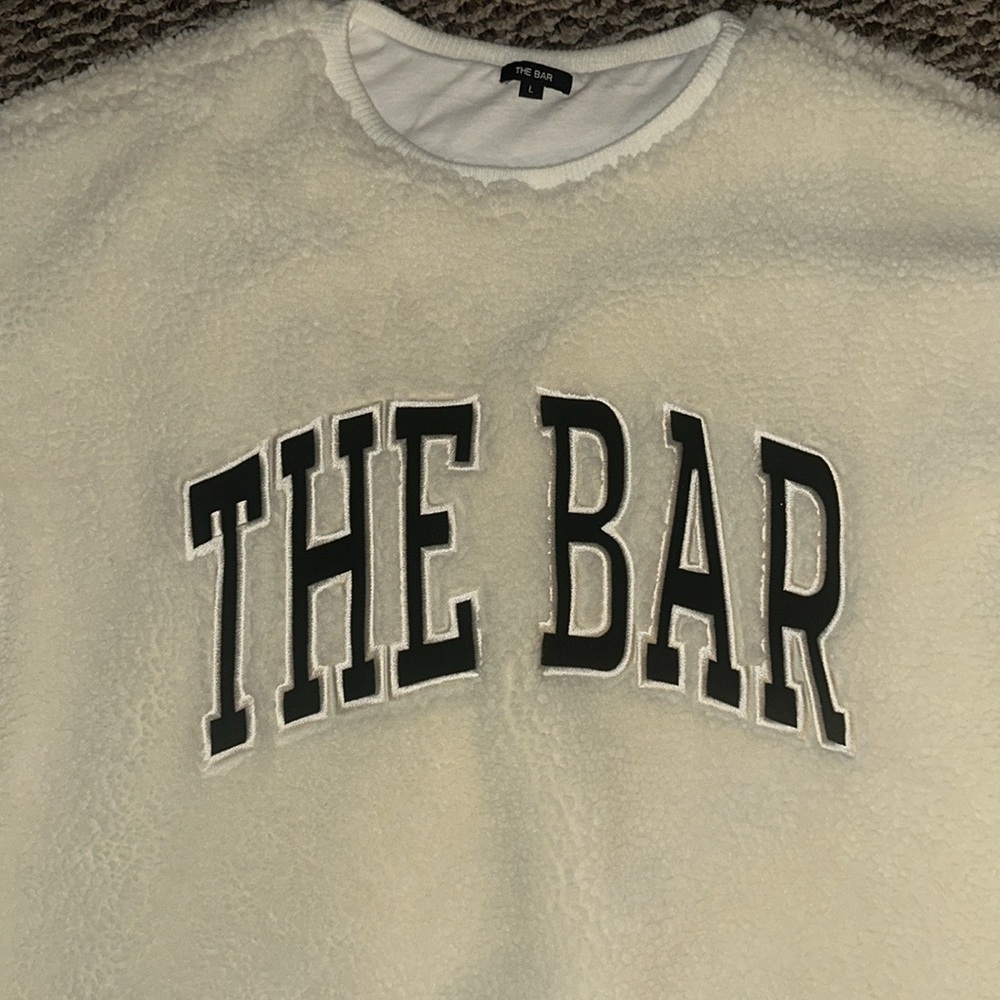 The Bar Sherpa Shearling Sweatshirt